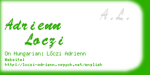 adrienn loczi business card